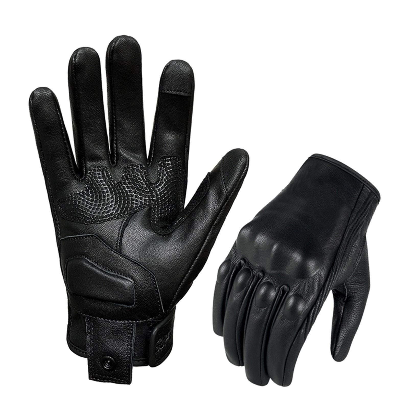 Guantes de ciclismo para motocicleta, guantes de cuero para pantalla táctil, guantes de motor de verano, guantes de ciclismo para motocross, guantes de bicicleta