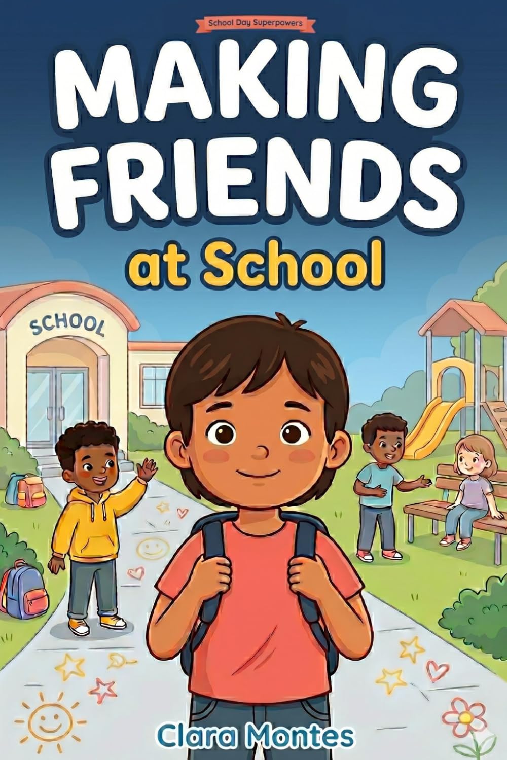 Making Friends at School: 15 Inspiring Stories for Kids Ages 6–9 to Build Confidence, Kindness, Social Skills, and Friendship (School Day Superpowers)
