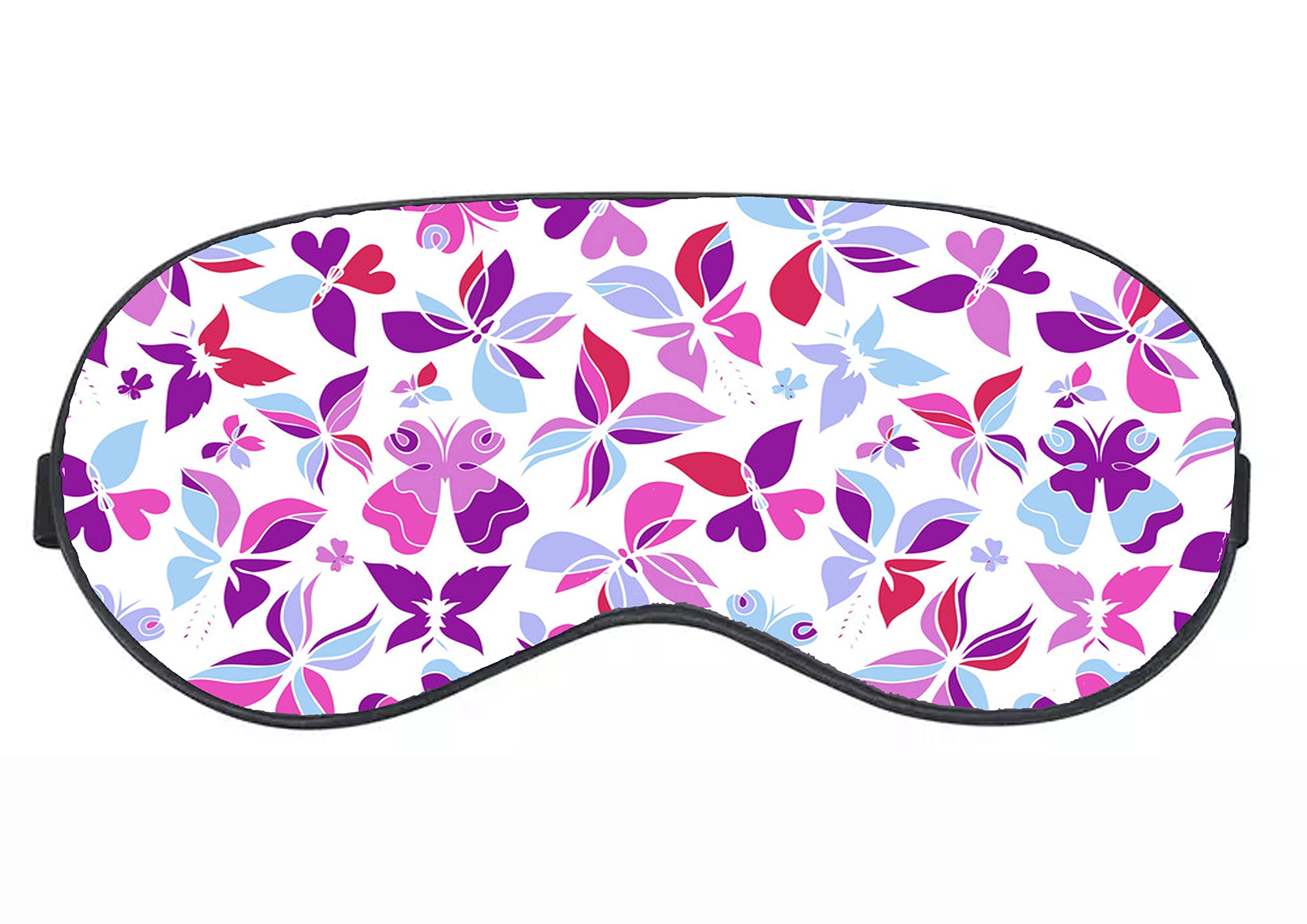 CC ENTERPRISES Cute Butterfly Sleeping Mask for Girls Sleep Eye Cover Lightweight Cotton Fabric Blindfold Soft Eye Mask for Kids Teens Men Women-image-46