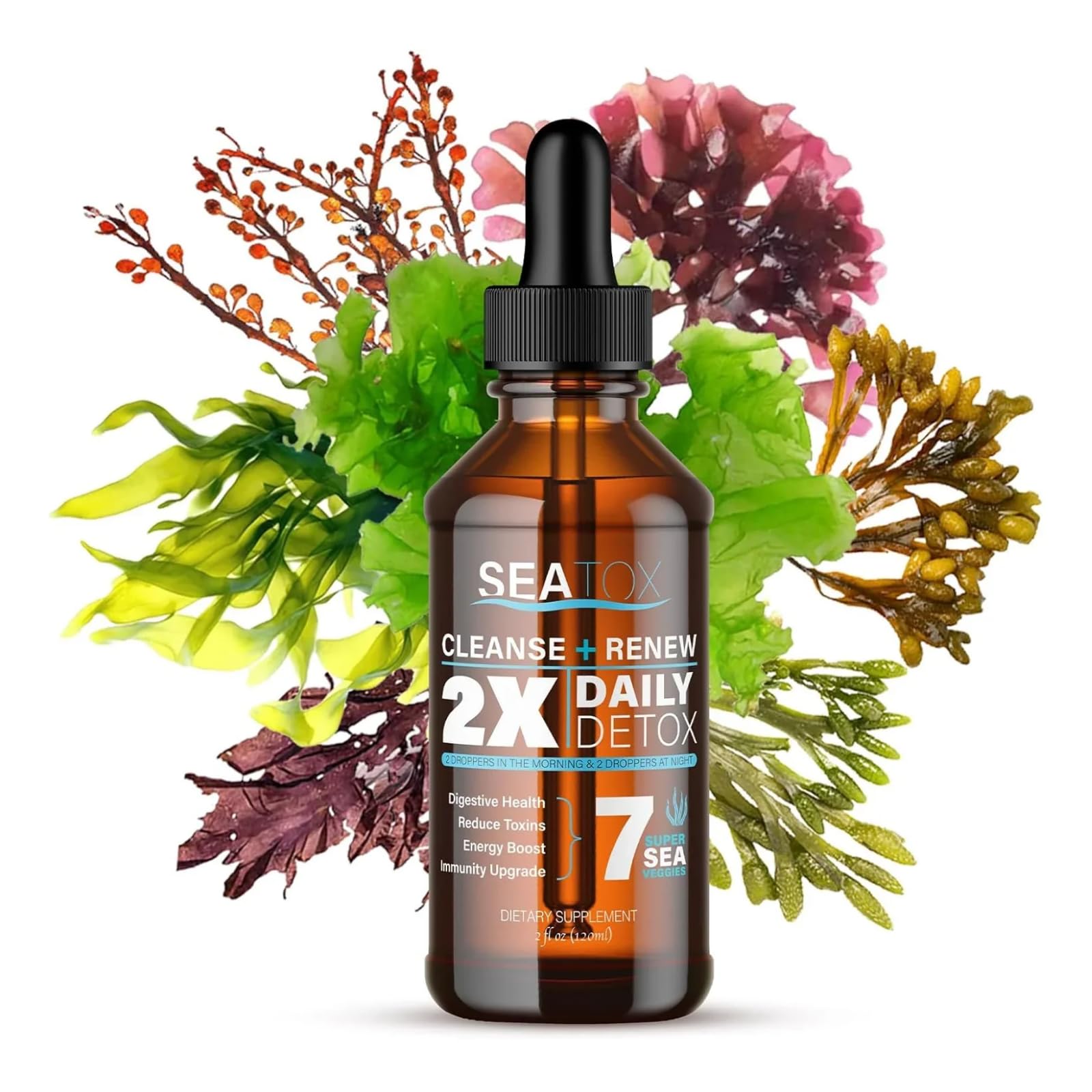 Amazon.com: SeaTox - Cleanse & Renew - Liquid Superfood - Gut