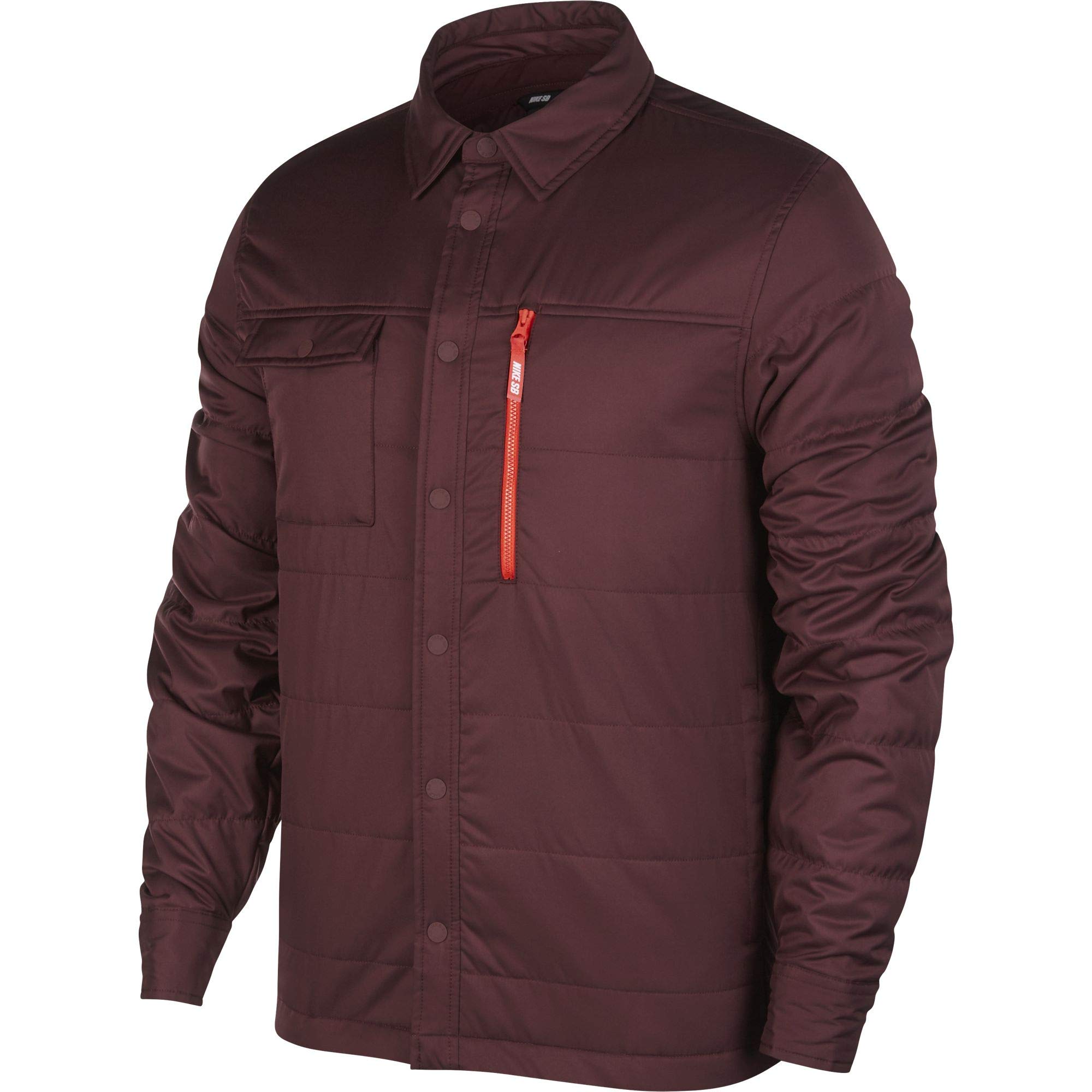 Nike Mens Sb Holgate Winterized Jacket Burgundy Crush Black X 