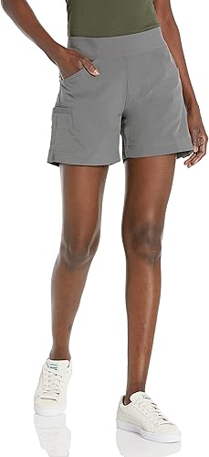 Dickies Women's Temp-iQ Pull-On Shorts, Graphite, 2