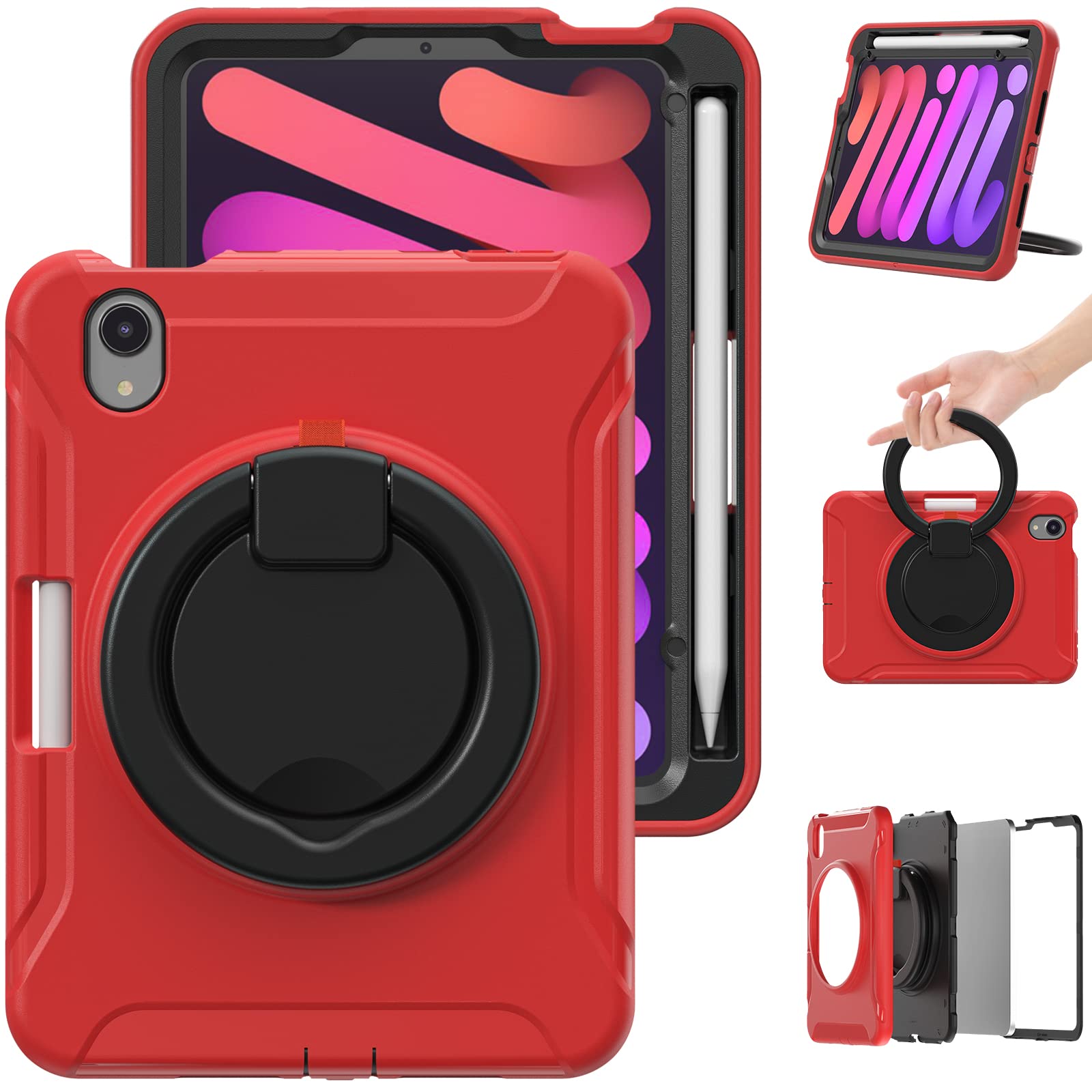 Coque iPad Mini 7 antichoc robuste enfant tablette 8.3 pouces - 8