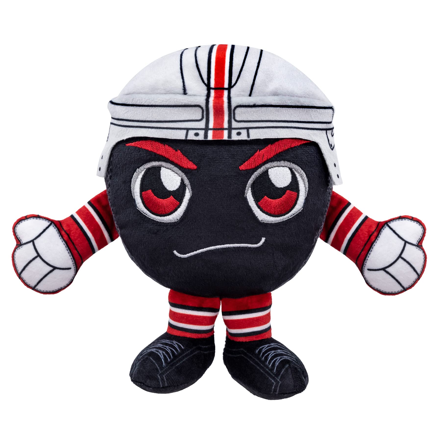 Bleacher CreaturesOhio State Buckeyes 8" NCAA Kuricha Hockey Puck Sitting Plush - Soft Chibi Inspired Plush