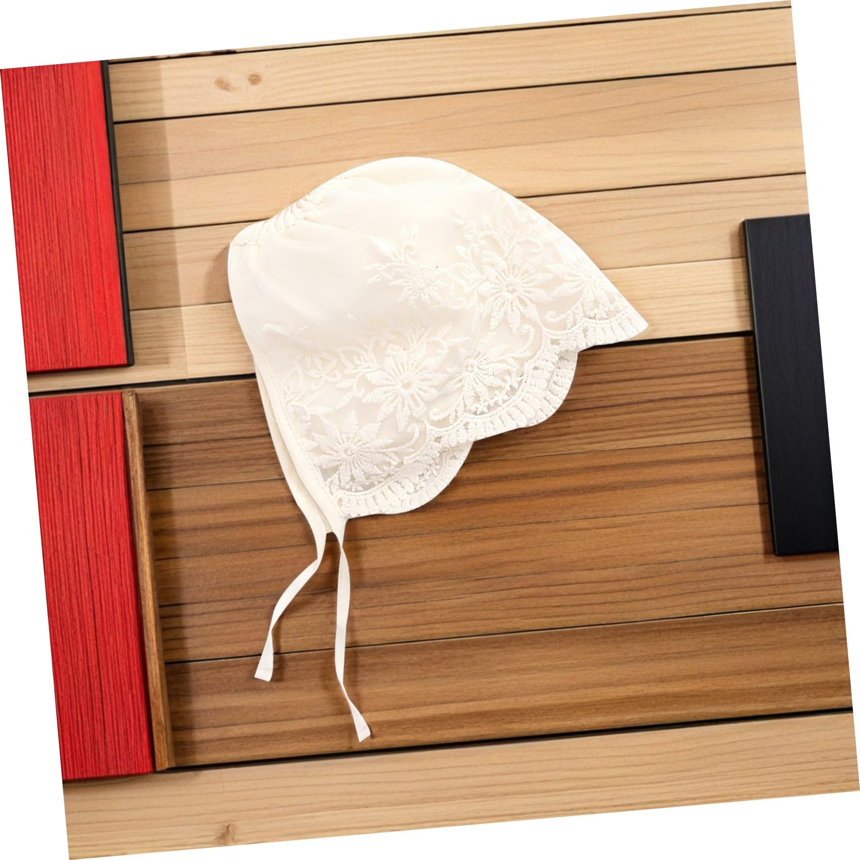 Gorros para Recién Nacidos de Encaje para Celebracion Verano, 2piezas Sombrero para Niño Pequeño Suave y Elegante para Sesiones Fotográficas y Bautizos