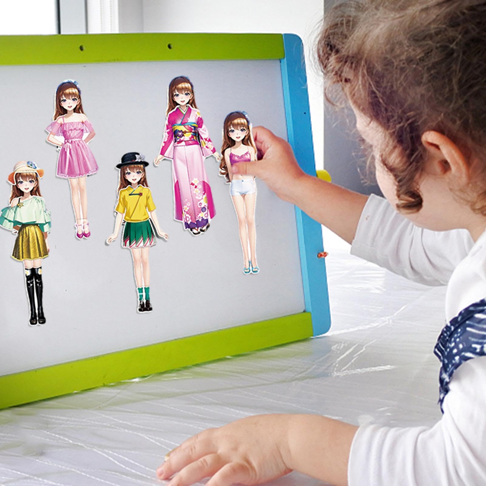 Poupées Magnétiques à Habiller Mocoosy - 4 Thèmes (princesse, Sirène, Fée, Ballerine) - Jeu De Voyage Pour Filles 3-6 Ans