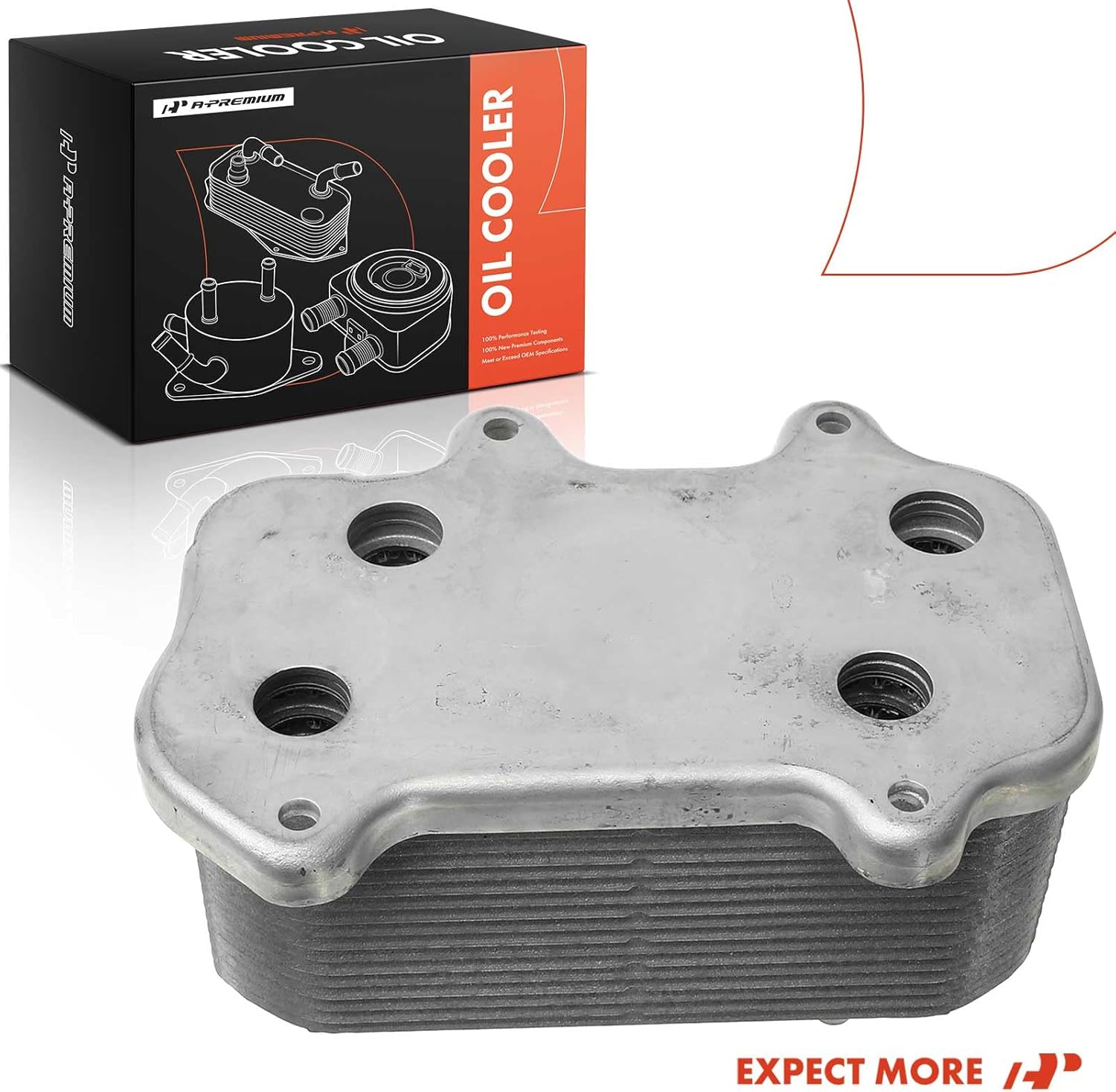 A-Premium Engine Oil Cooler Compatible with Porsche Boxster 1997 1998 1999 2000 2001 2002 2003 2004 2005 2006 2007 2008, H6 2.5L 2.7L 3.2L 3.4L