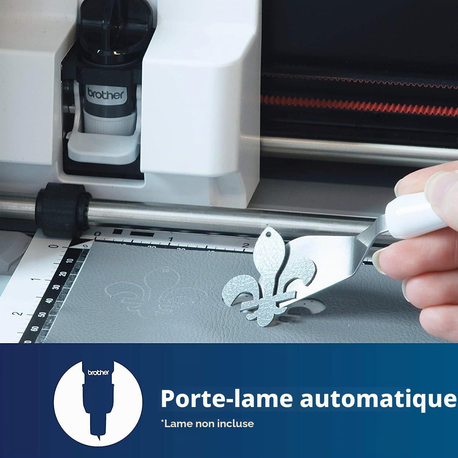 Brother ScanNCut DX Auto Blade Holder CADXHLD1 Support de Lame SDX, Noir/Blanc, Taille unique