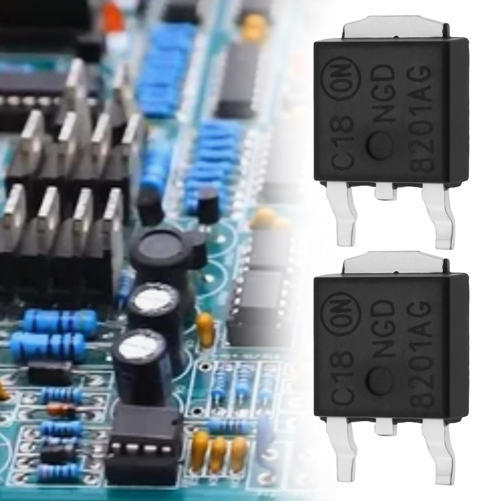 4 Pezzi NGD8201AG IC Chip TO-263 Circuito Integrato Per Lavori Di Circuiti Domestici Fai Da Te