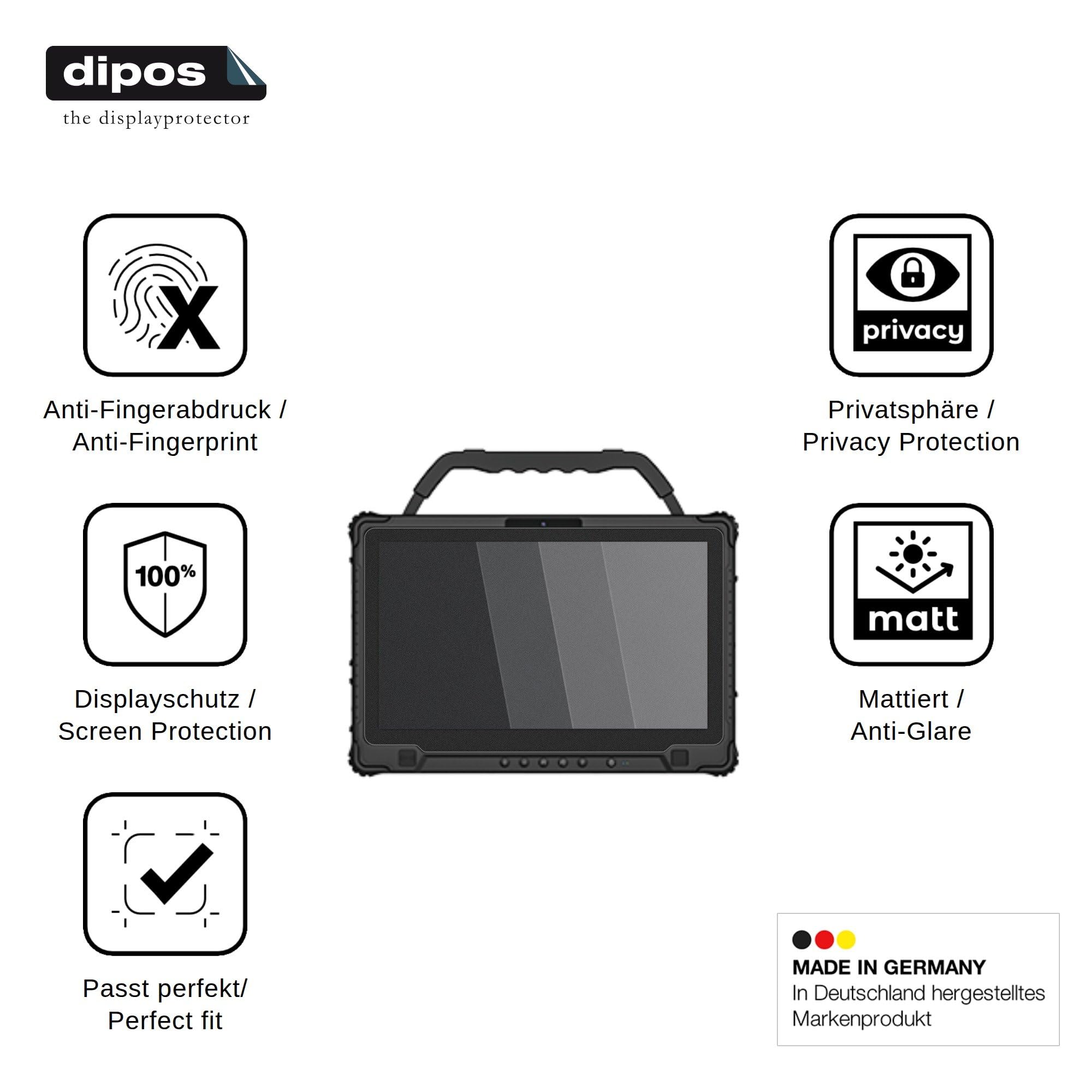 dipos Protector de Pantalla Antiespía para ONERugged M14A