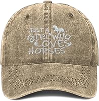 Vista 11 de Just Girl Who Loves Horse - Gorra de béisbol para mujer, ajustable, de moda, de algodón
