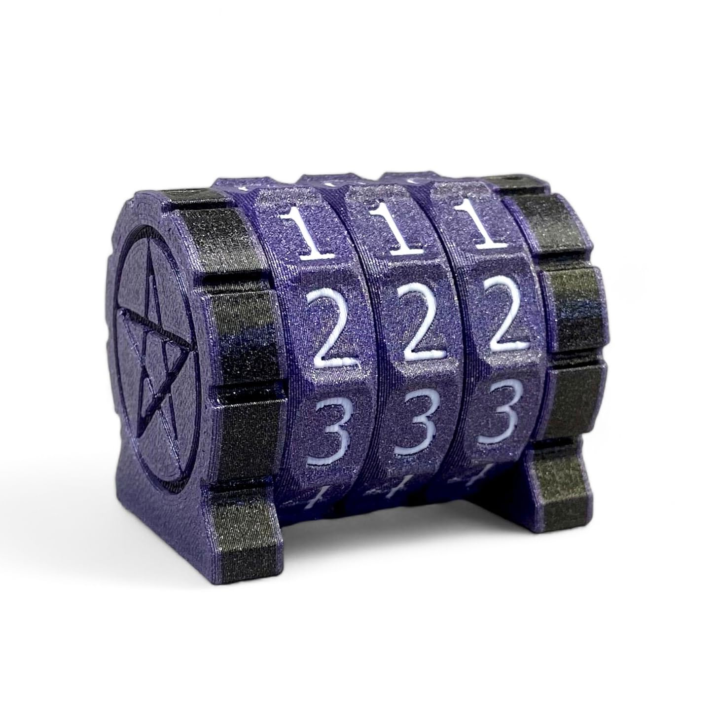 Life Counter Game Counter Health Tracker for Board Game, RPG Card Games, Comaptiable with MTG (Purple+White Number)