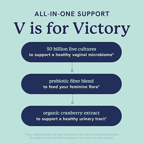 Miniatura 7 de Probióticos vaginales  50 mil millones de UFC para la salud vaginal y equilibrio del pH para mujeres  Equilibrio saludable del olor y la levadura