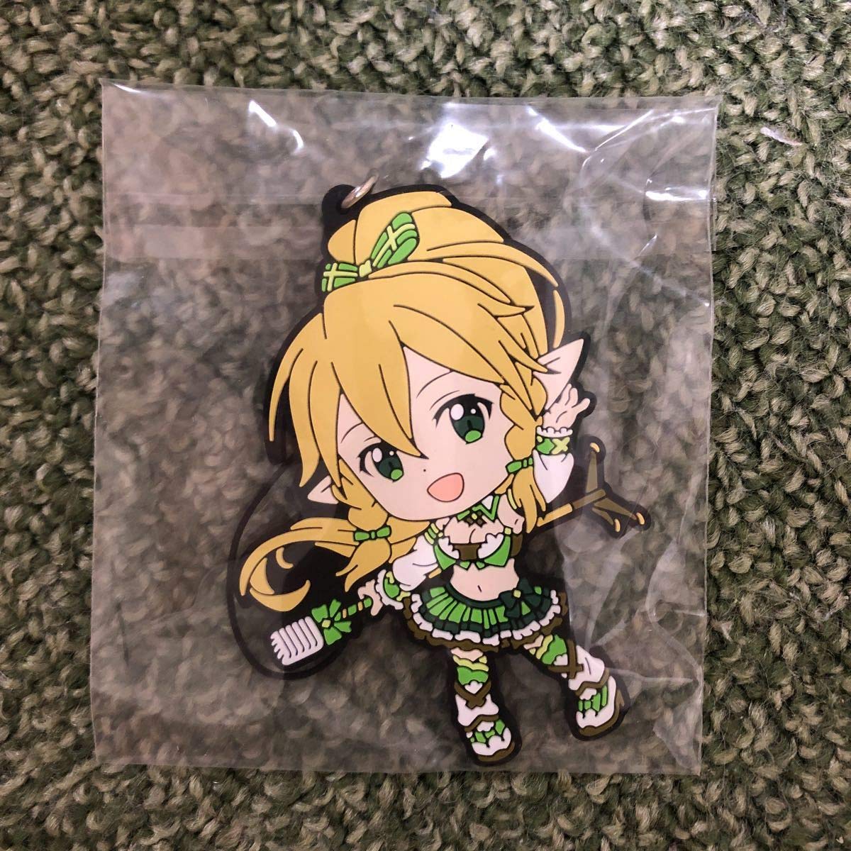 Banpresto Ichiban-Kuji Sword Art Online SAO Game Project Memory defragmentation Part2 Glittering Idols Leafa Rubber Strap F Award