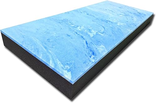 FoamTouch Colchón litera de 6 x 32 x 80 pulgadas, espuma viscoelástica de gel sobre espuma de carbón de alta densidad, repuesto de colchón de