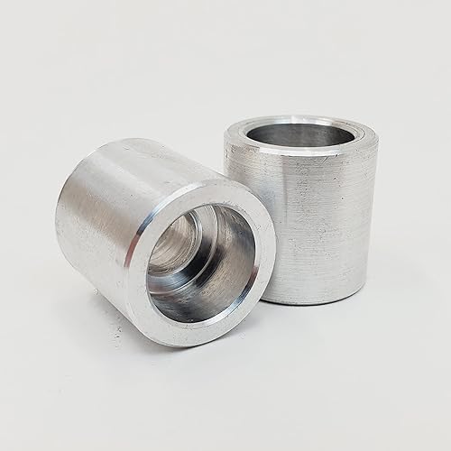 Tapones de aluminio 6061-T6 para tornillo de cabeza de enchufe de 516 pulgadas, 34 pulgadas de alto x 34 pulgadas de diámetro exterior, cantidad de
