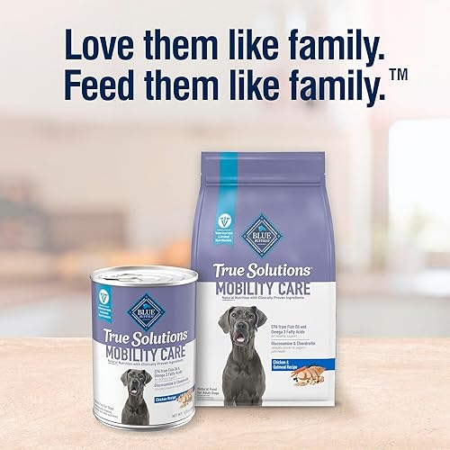 Miniatura 9 de Blue Buffalo True Solutions Jolly Joints - Alimento húmedo natural para perros adultos, con soporte para la movilidad de pollo, lata de 12.5 onzas