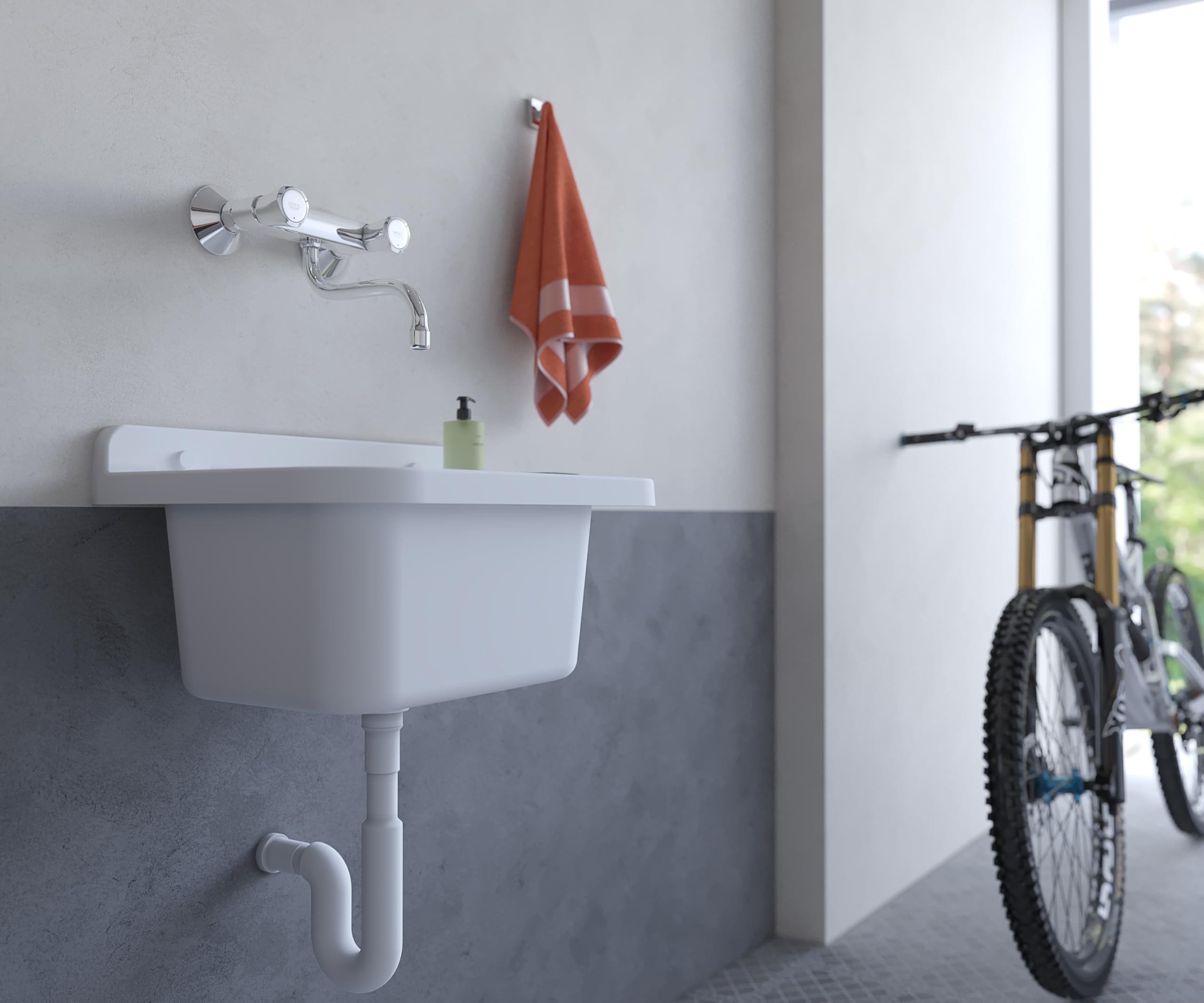 Pilozzo Résine PP 60 x 34 cm de la paroi de lavage Negrari-2060