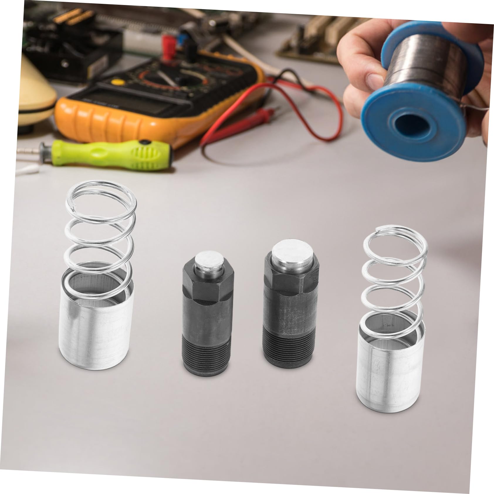 Bomba de Transferencia de Líquido para Coche con Diseño de Doble Bomba y Ruedas Giratorias, Accesorios de Pistón de Hierro para Cambios de Aceite y Ajustes Delicados
