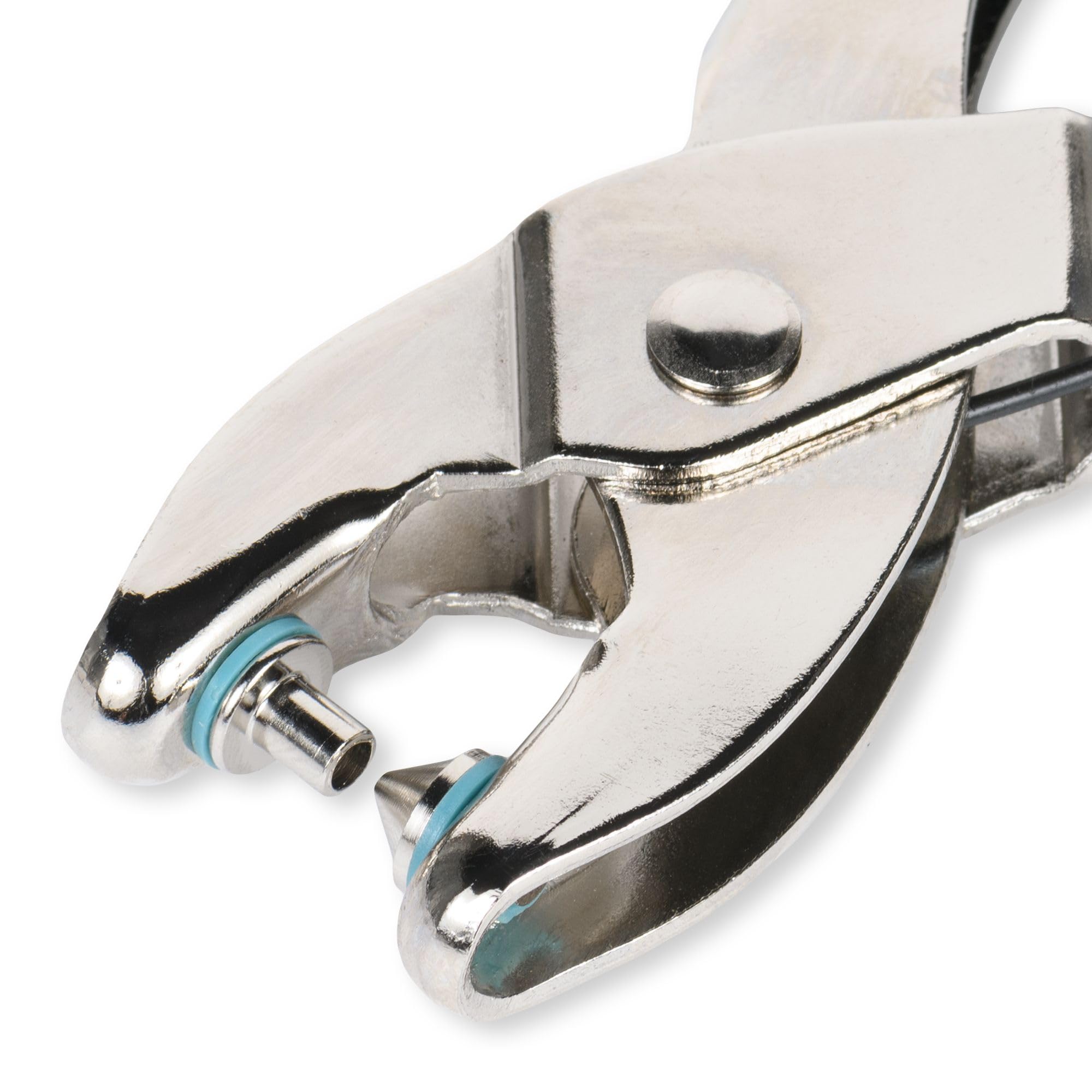 Prym 390913 Vario pinza menta/salvia – per bottoni a pressione, occhielli, rivetti e bottoni jeans – Include utensili per foratura, impugnatura ergonomica, accessori per cucito versatili