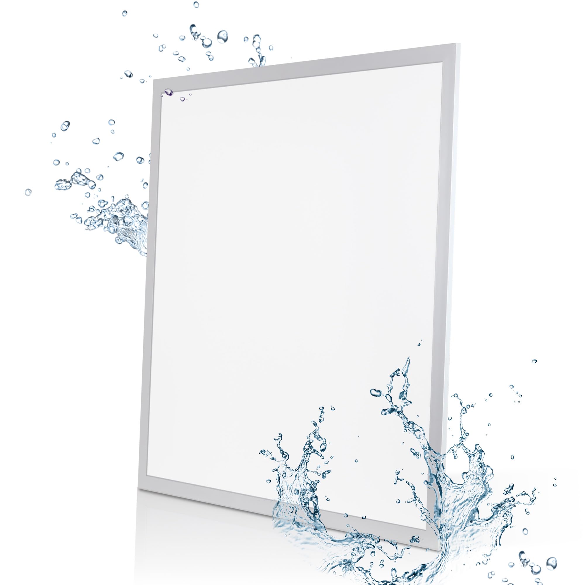 Bright Source 600x600 LED Backlit Recessed Ceiling Tile Light Panel, IP65 Water Resistant, 36W, 3600lm, 90° Beam Angle, 4000K Cool White, LED Driver, Low-Glare UGR<19, Flicker Free