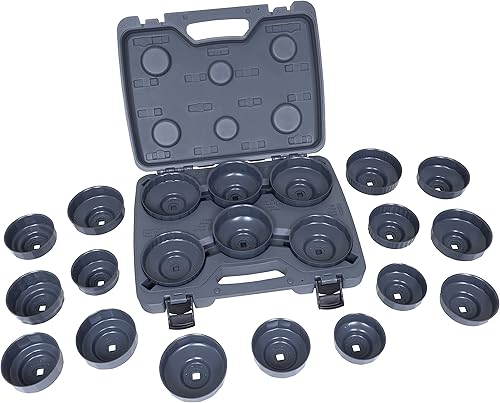 Lisle 61460 H.D. Juego de llaves de tapa de extremo, 21 uds.