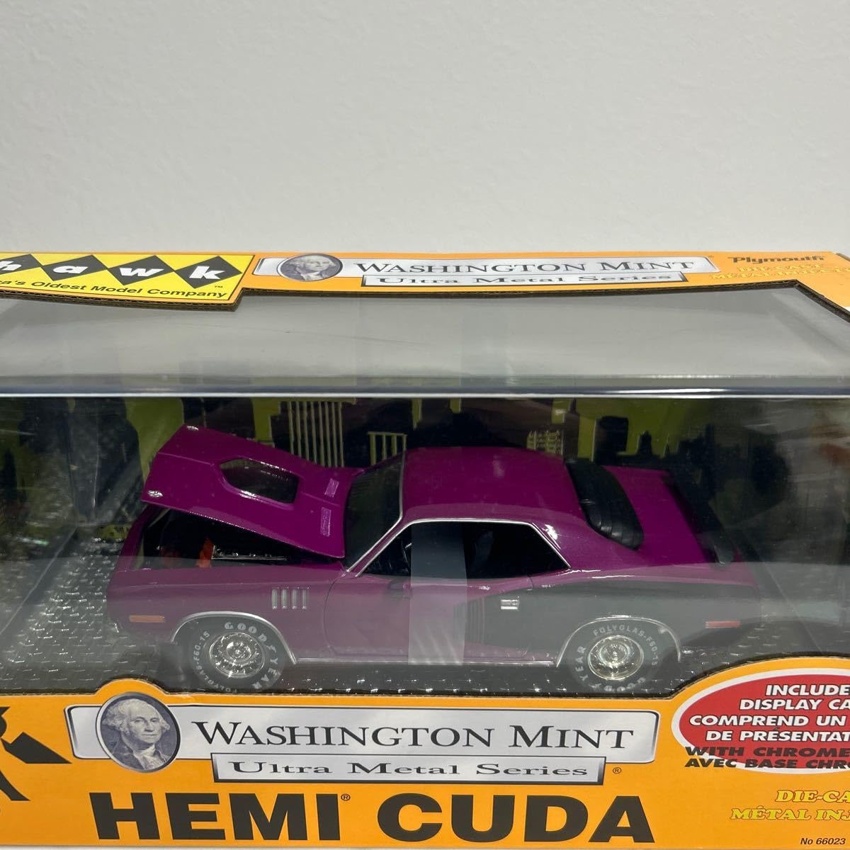 Amazon.co.jp: hawk 1/24 Plymouth HEMI CUDA 1971 Washington Mint