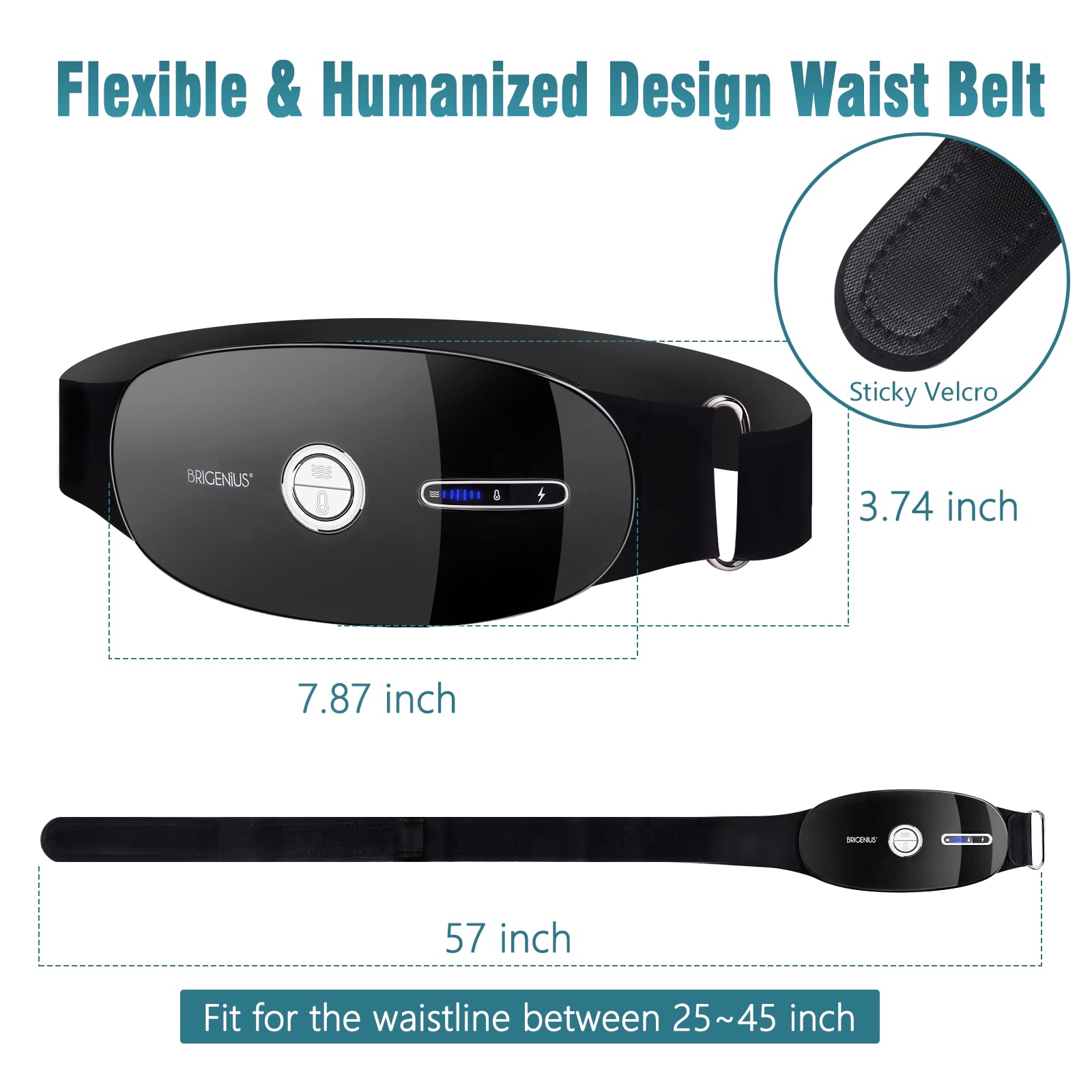 Heating Pads, Graphene Heating Belt for Abdomen Stomach Pain Relieve