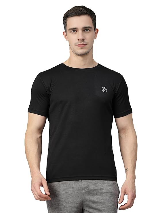 CHKOKKO Gym T Shirts for Men Workout Activewear Solid Quick Dry Sports Tshirt for man Breathable Lightweight Half Sleeve Regular Fit Round Neck Running Boys T Shirt