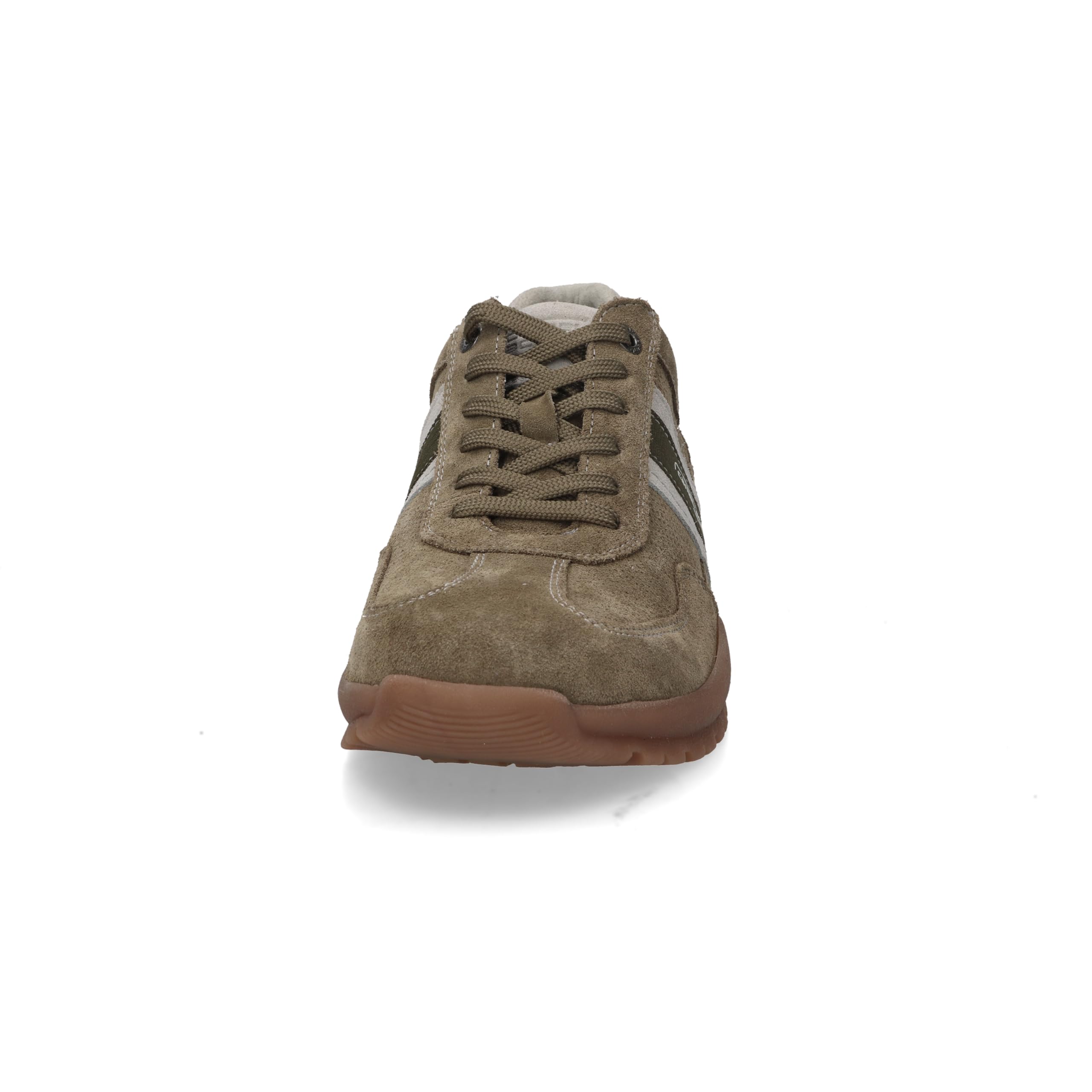 camel active Herren Sneaker aus Spaltleder mit Mikrofaserelementen