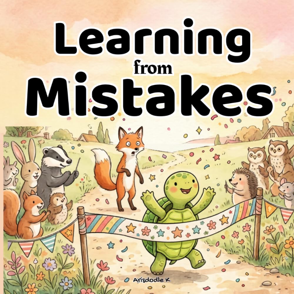 Learning from Mistakes: Slow and Steady Tommy A Story About Confidence, Perseverance, and Never Giving Up for Kids Ages 3–6