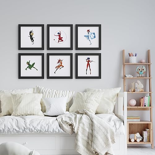Miniatura 7 de Trends International Gallery Pops Miraculous Tales of Ladybug & Cat Noir - Póster de pared Bunnix Clock Wise, 12.00 x 12.00 pulgadas, versión de