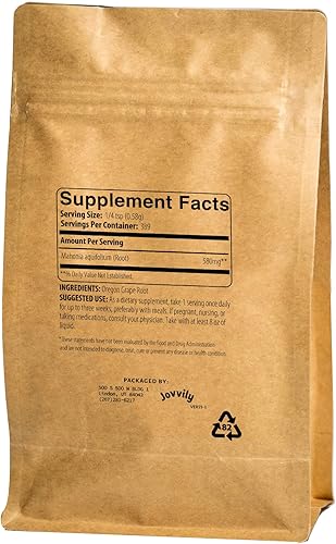 Miniatura 2 de Polvo de raíz de uva Oregon - 8 oz - Un solo ingrediente, suplemento herbario