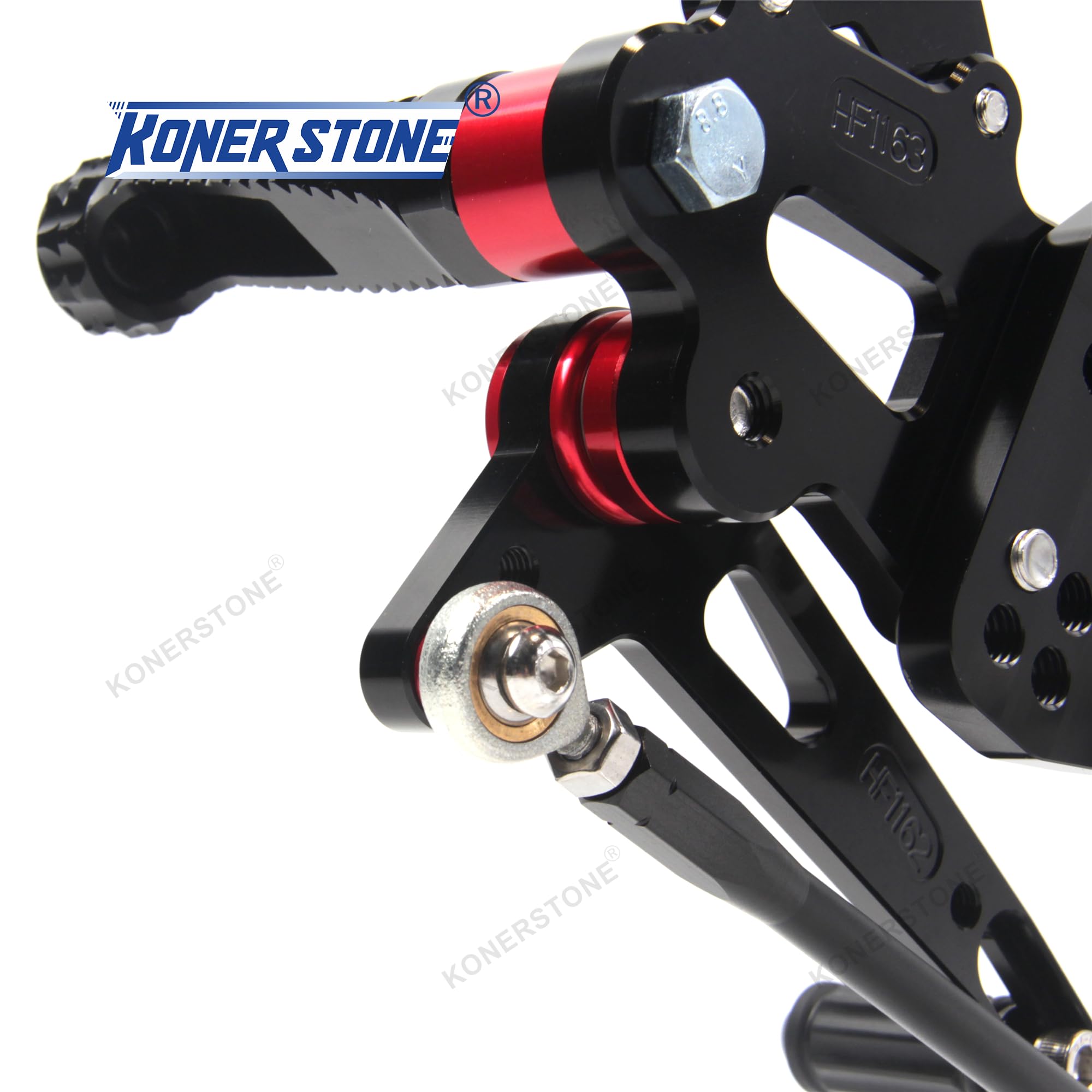Regolabile Pedaline Pedane(Versione2.0) per Z900 ZR900 2020-2025 Set posteriore Pedane Poggiapiedi Foot Boards Accessori Nero Z 900 ZR 900 2021 2022 2023 2024