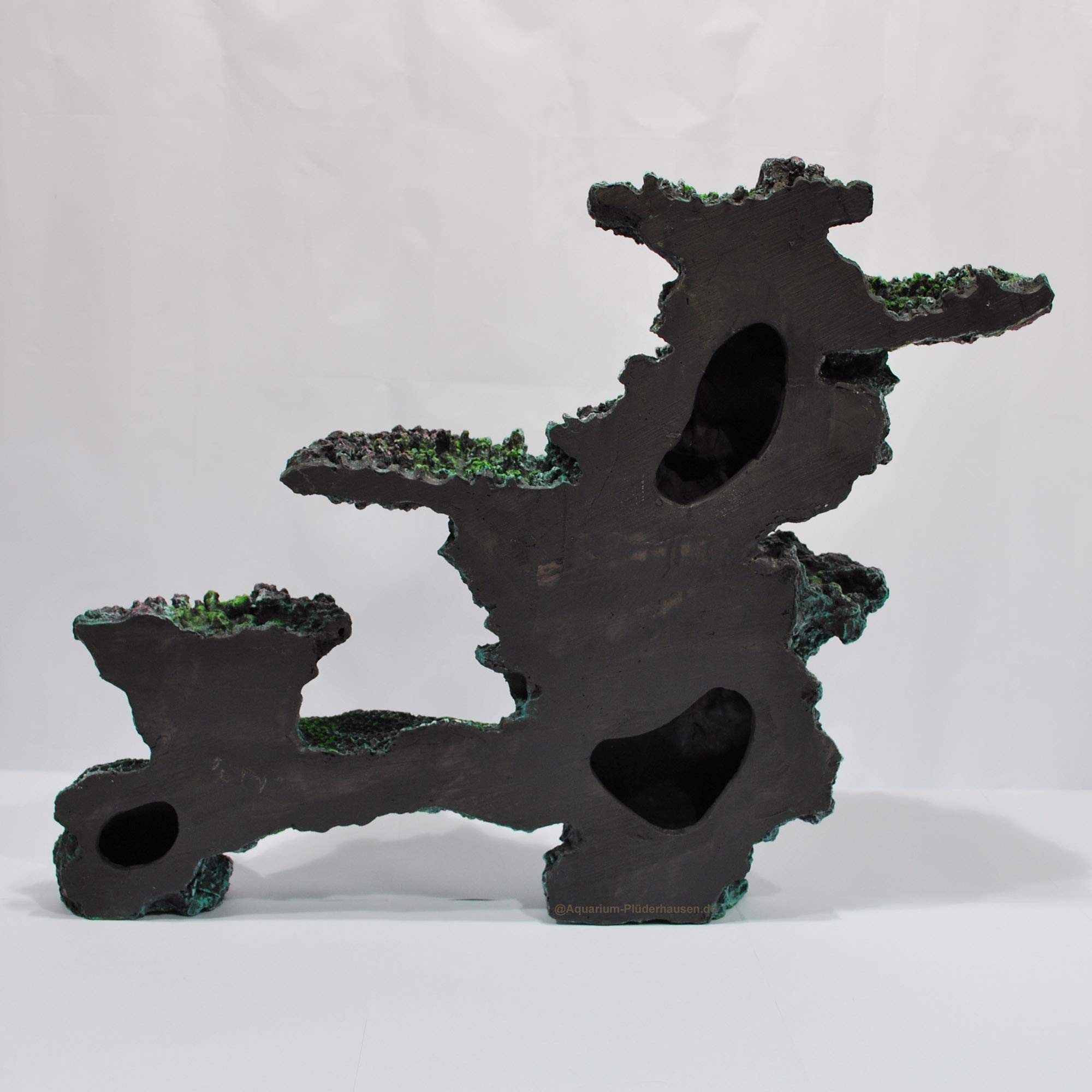 3D Riffgestein 59 x15 x45 cm,Aquarium Meerwasser Deko, Felsen Nachbildung