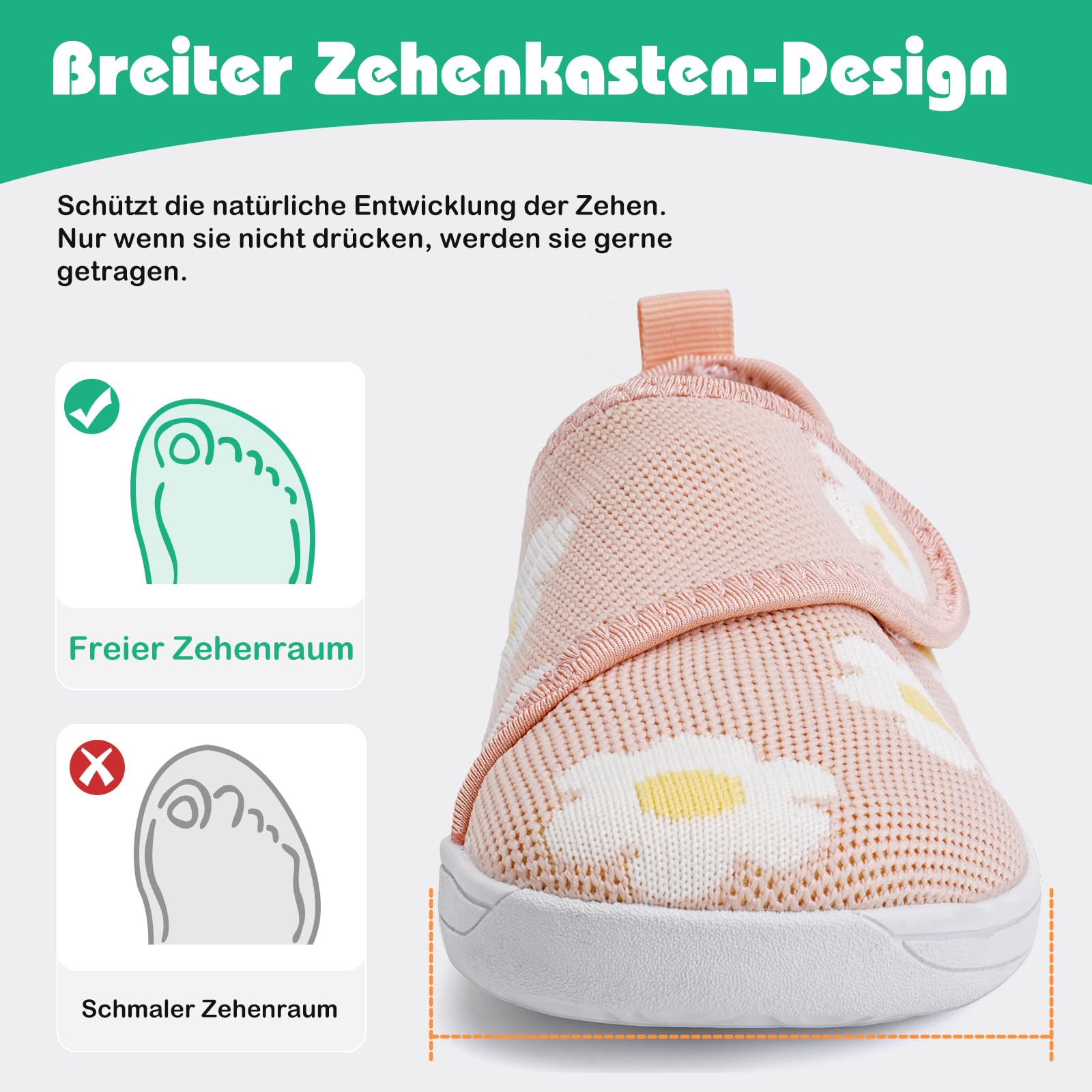 Barefoot Shoes - Scarpe per bambini, larghe a piedi nudi con caduta zero, per bambini e bambine, minimalisti, scarpe traspiranti