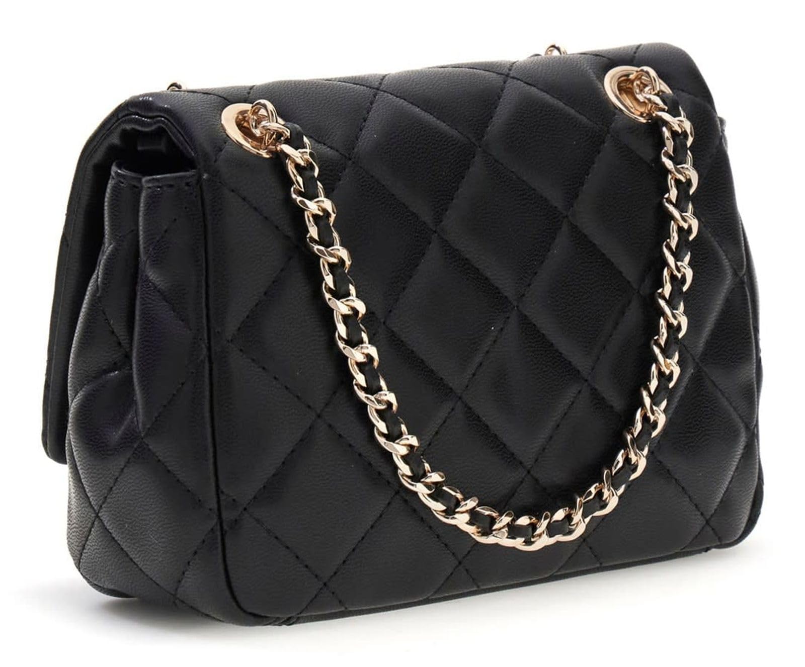 GUESS borsa a tracolla Juliet Mini Flap Bag Black nero