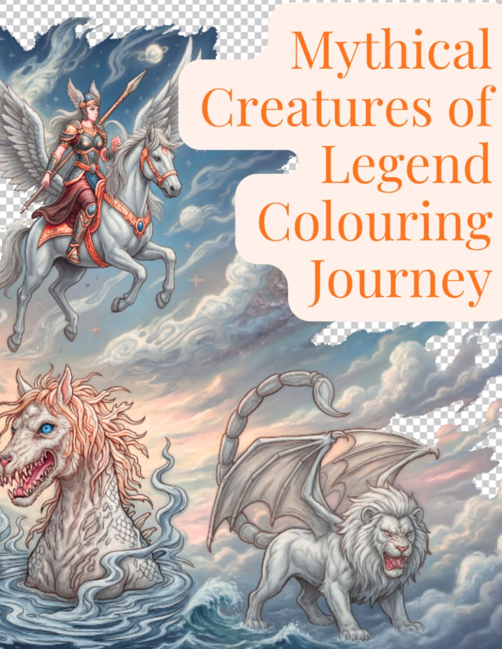 Mythical Creatures of Legend Colouring Journey