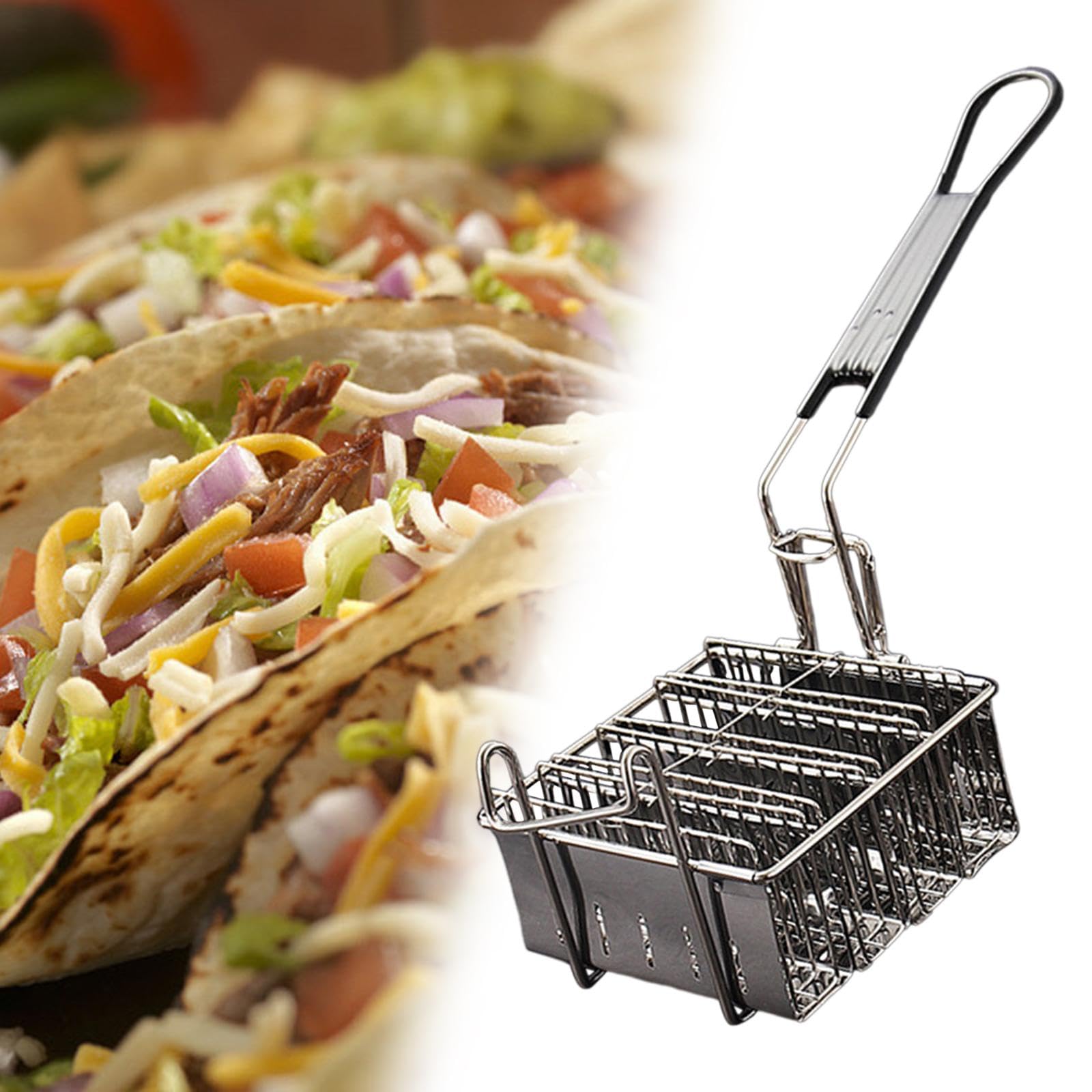 Freír Tacos Profesional Cesta Acero INOX