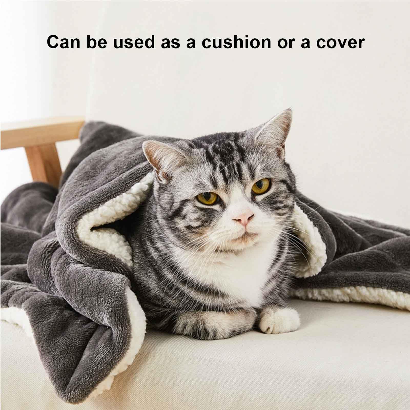 Manta Suave De Felpa, Mantas Perros, Doble Lado Manta Lavable, Manta para Gatos, para Perros Gatos, Ideales para Sofás Y Camas,L