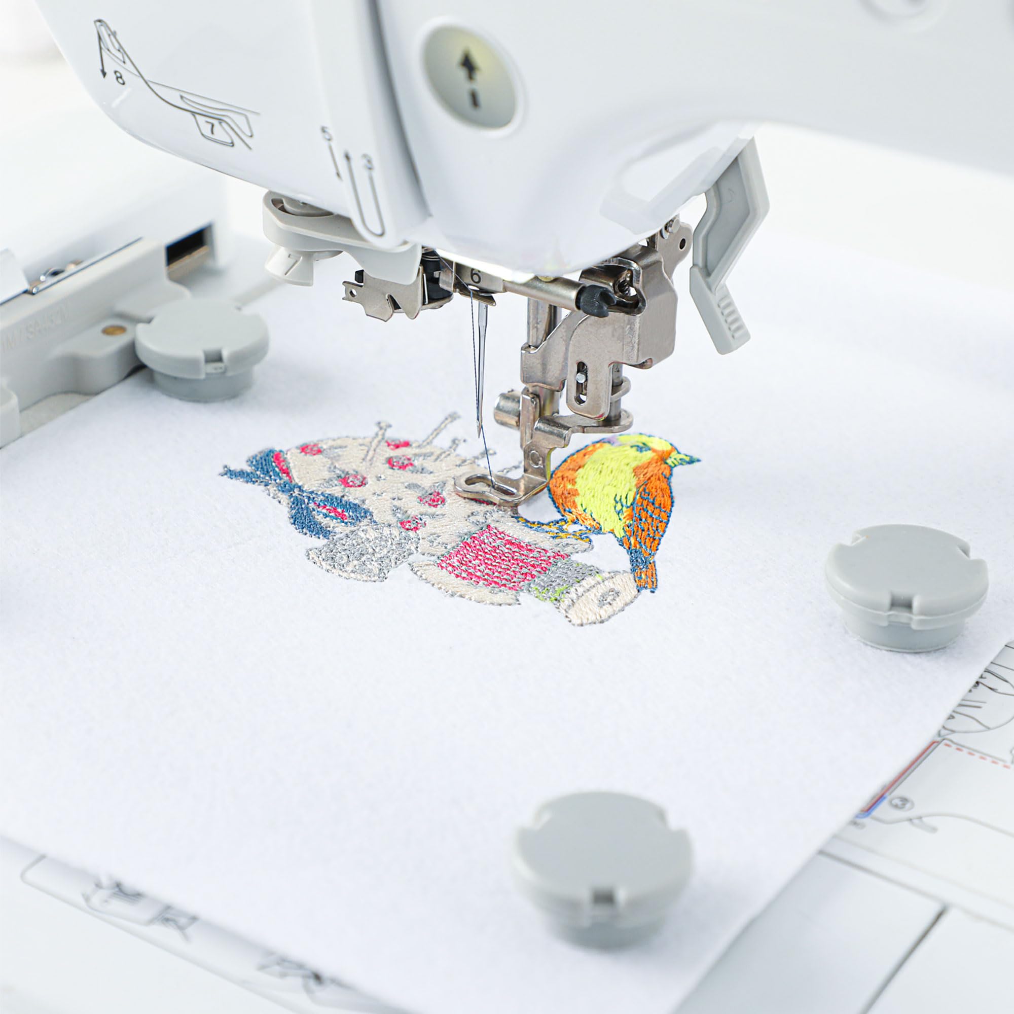 Sew Tech - Bastidor de bordado magnético para Brother NQ1700E NQ1600E Quattro 6000D 6700D NV6000D NV6750D NQ700PRW NQ1300 NQ900 NQ700 NV1300 NV880E NV850E NV2600 NV2650D (Juego BM 4 en 1)
