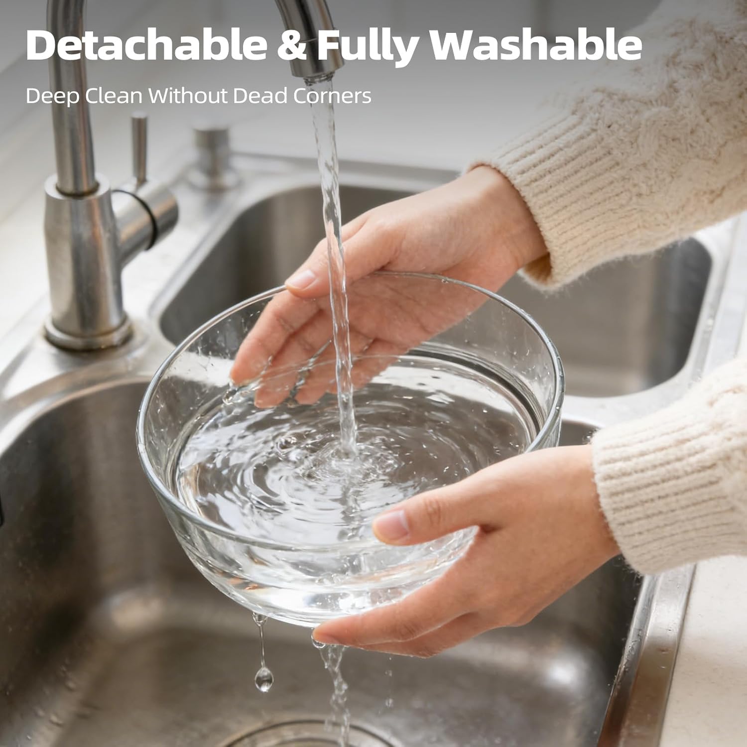 Glass Cat and Dog Water Fountain 90oz/2.7L, Automatic Pet Water Dispenser with Quiet Pump