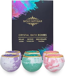 Crystal Bath Bombs Gift Set (6-Pack)