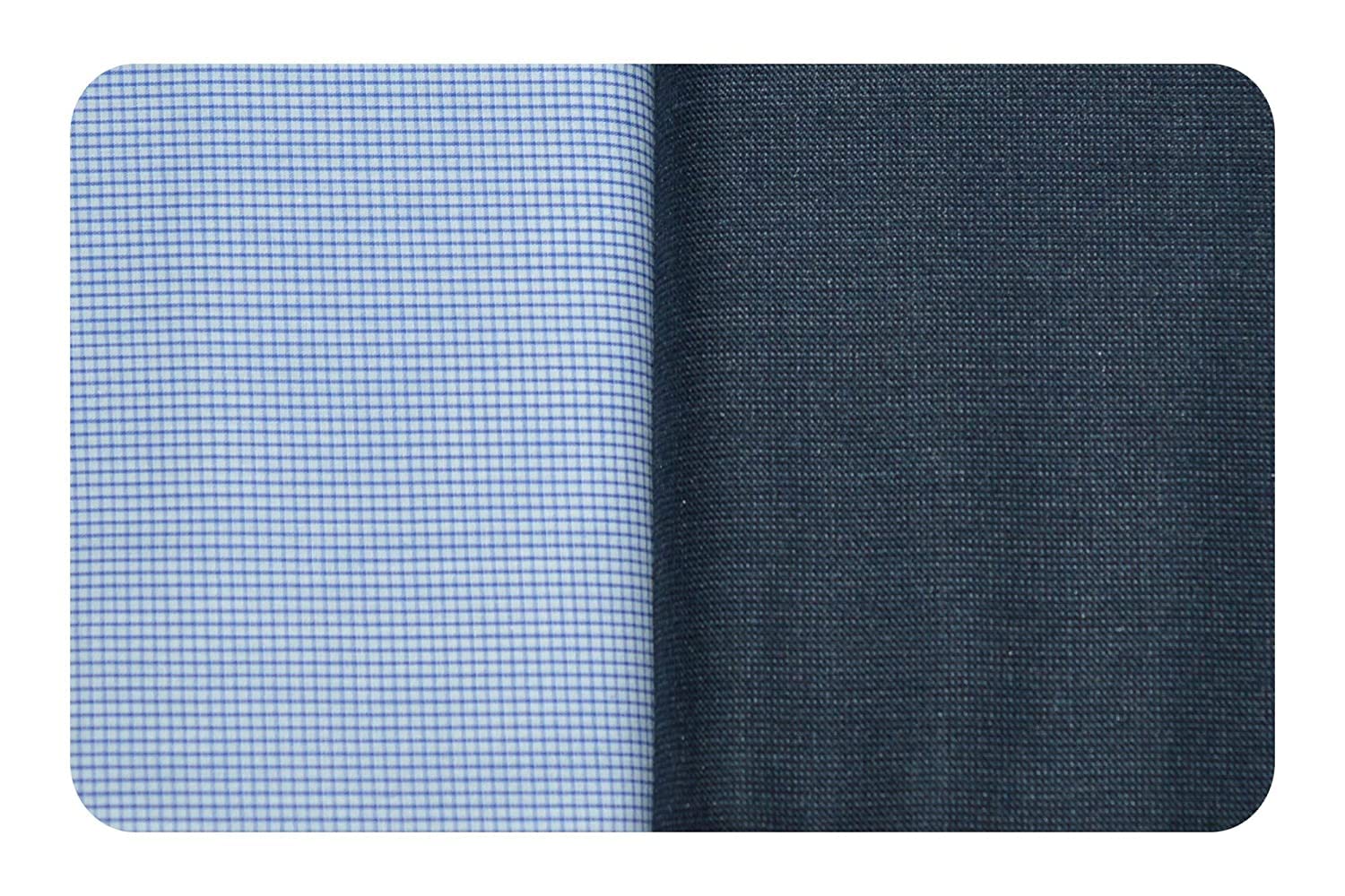 Trouser Shirt Fabric Combo Box (Blue Shirt-Blue Pant, Unstitched, All Weather Fabric)-image-27