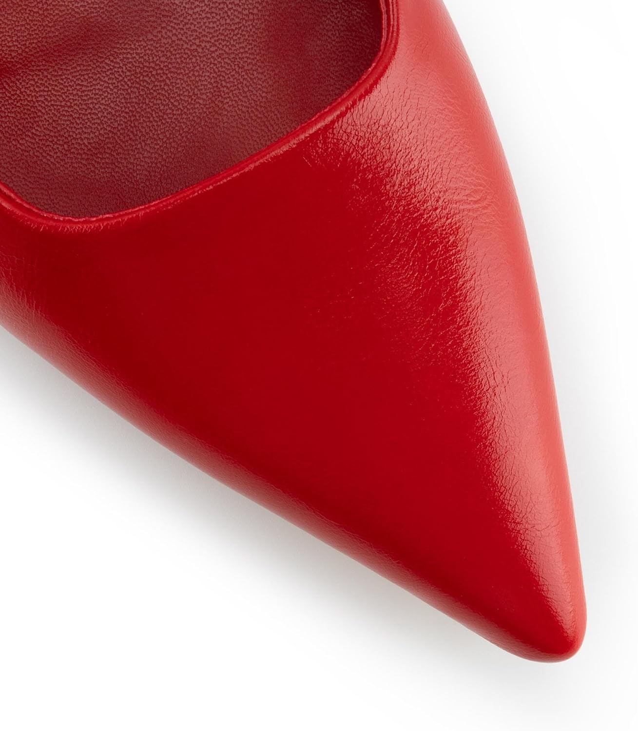 DREAMCIA Women's Pumps Slingback Heels Pointed Toe Sling Back Kitten Heels Women Metallic Slingback Pumps Bride Dresses Wedding Shoes - Image 2