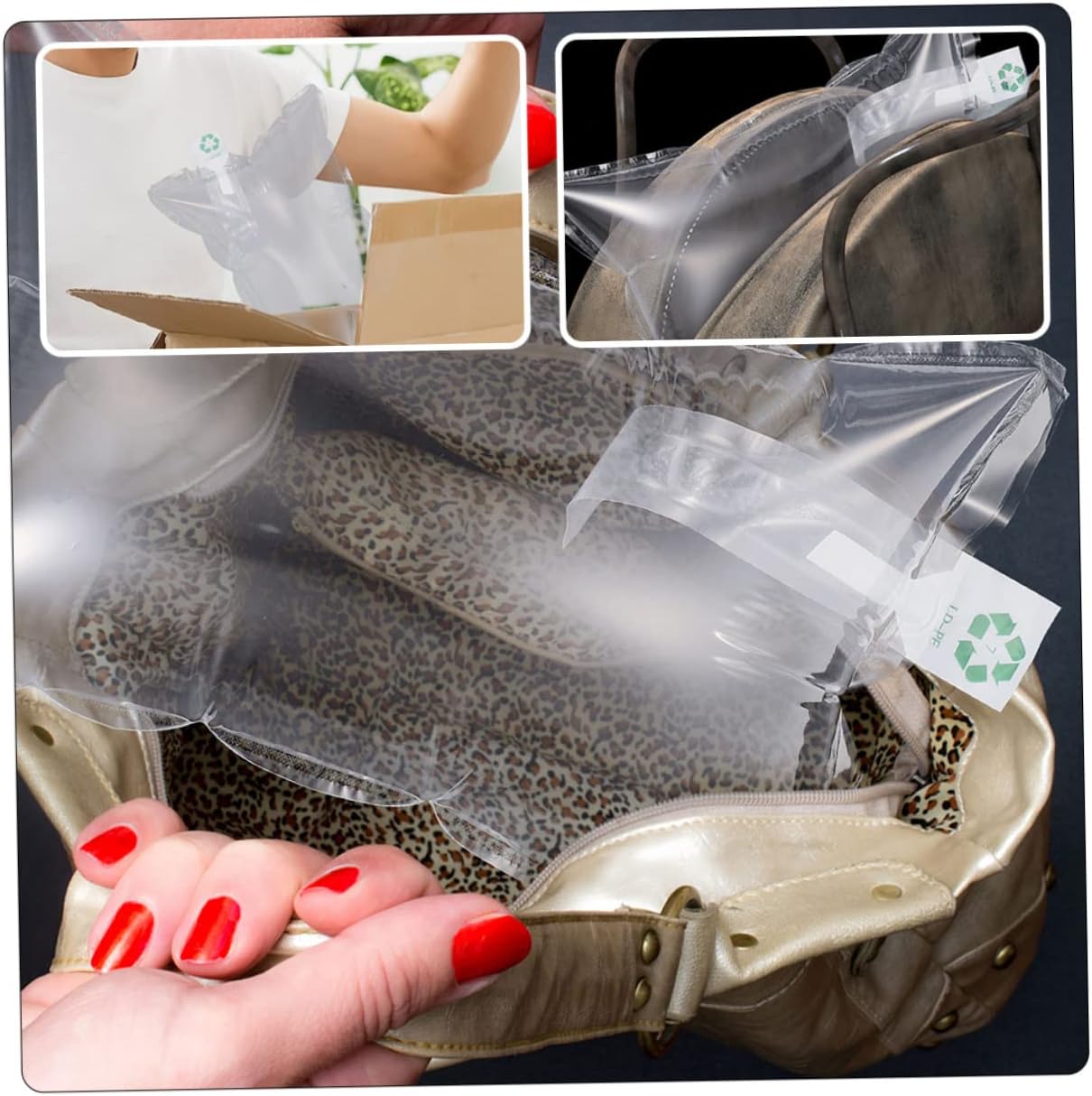 50pcs Inflatable Air Packaging Bags for Shipping Travel Pillows for Airplanes Crash Air Bags
