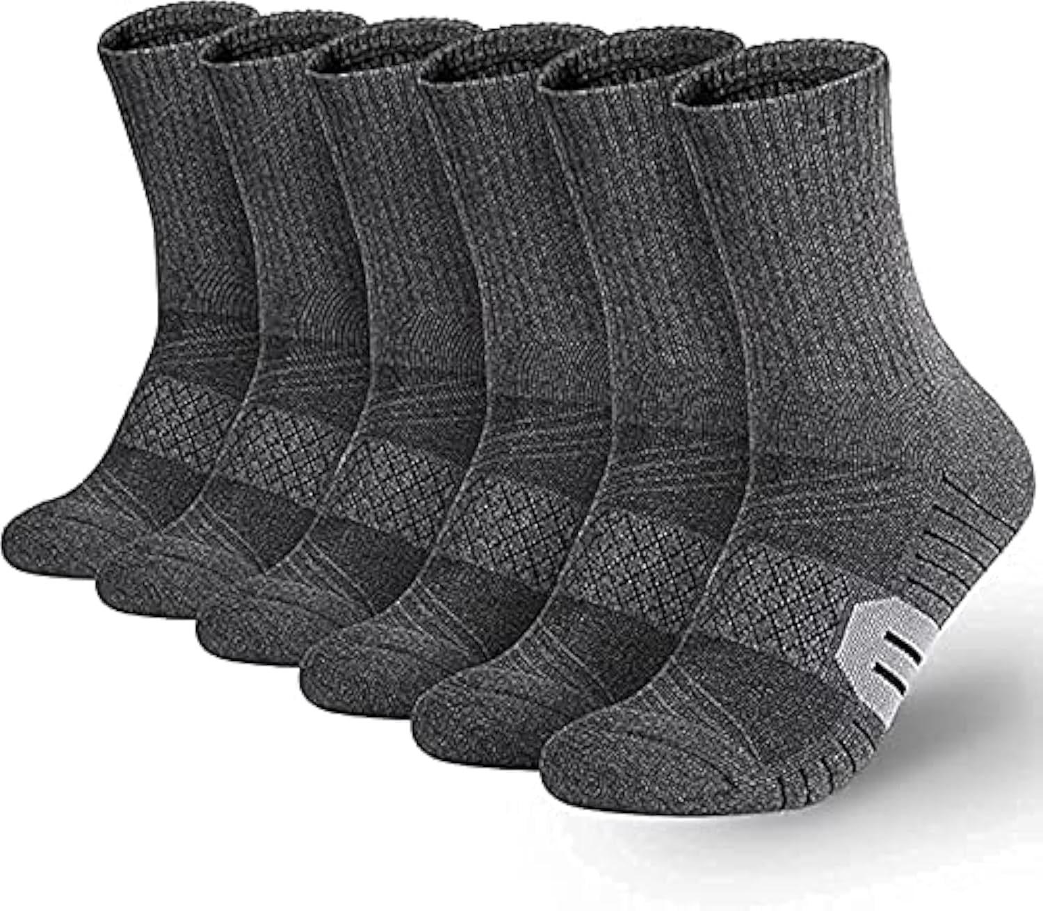 3 Pairs Grip Socks Football Socks for Men, Mens Cushioned Non Slip Football Socks Basketball Hockey Sports Anti Slip Socks for Children Teenagers