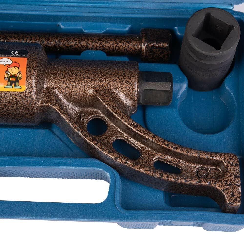 TANIASHOP Moltiplicatore di Forza Chiave Svita Bulloni per Ruote Camion Furgoni Trattori Veicoli Pesanti 4800 Nm in Valigetta