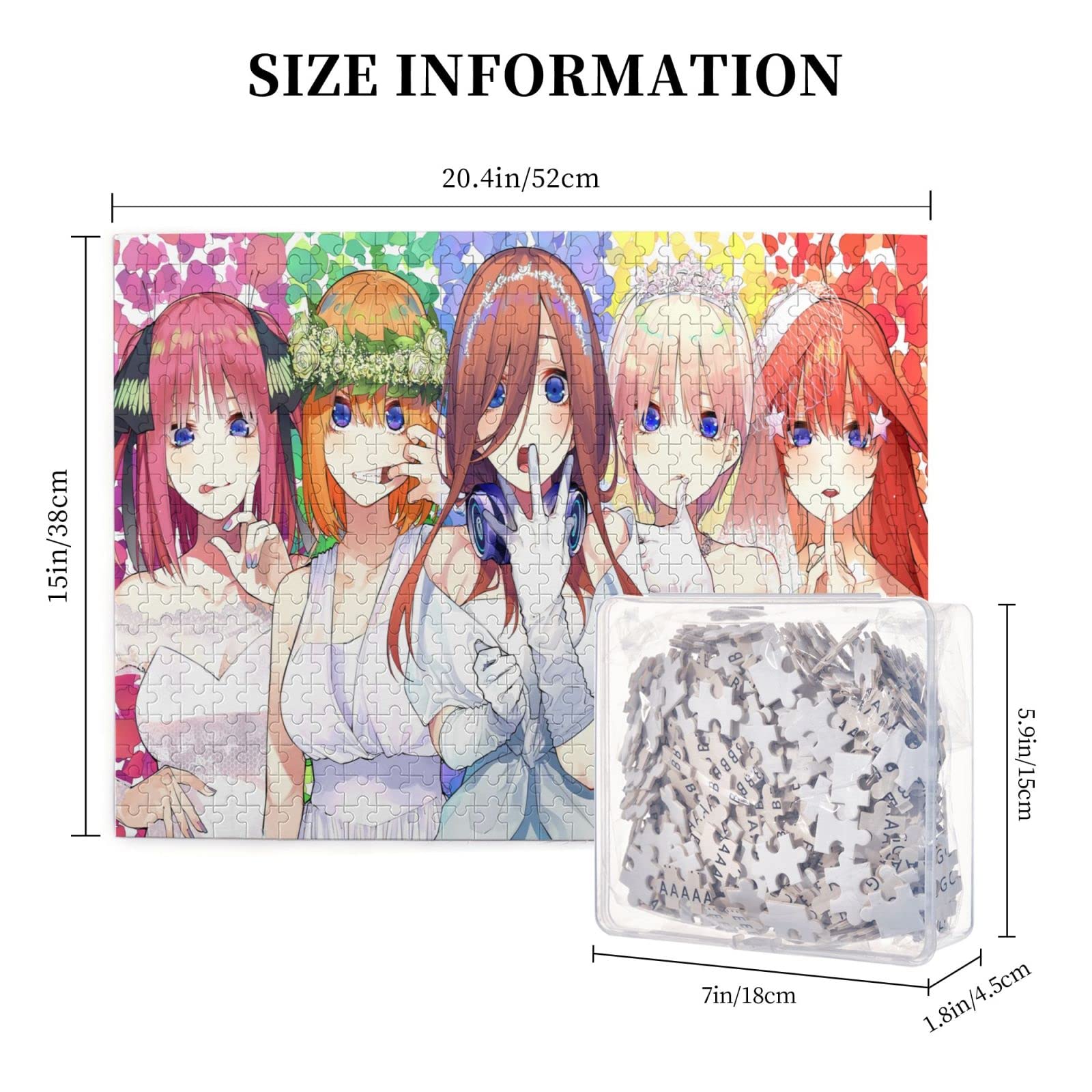 Amazon.co.jp: 五等分の花嫁 アニメ ジグソーパズル 500 ピース 大人用
