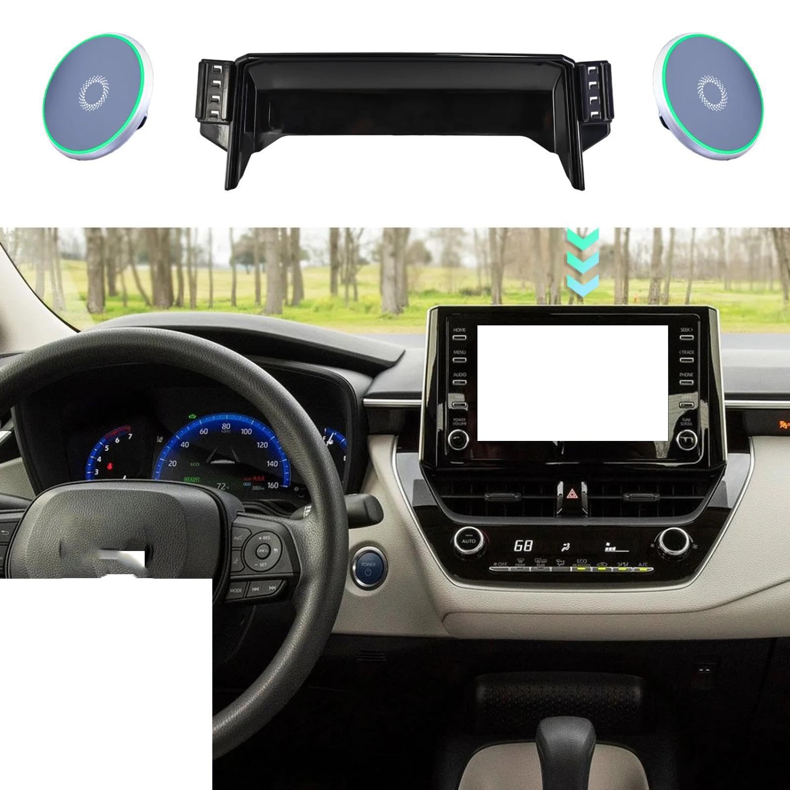 Soporte Móvil Coche para Toyota Corolla 2019-2022, Soporte para teléfono móvil de Coche con Clip para Rejilla de ventilación
